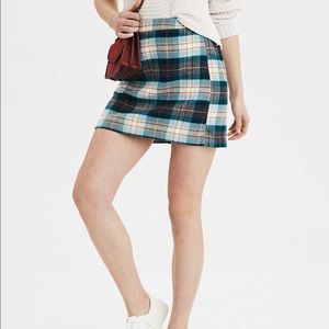 American Eagle Plaid Mini Skirt
